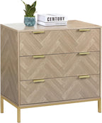 3 Drawer Chest of Drawers Modern Wooden Storage