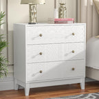 3 Drawer Chest of Drawers Modern Wooden Storage