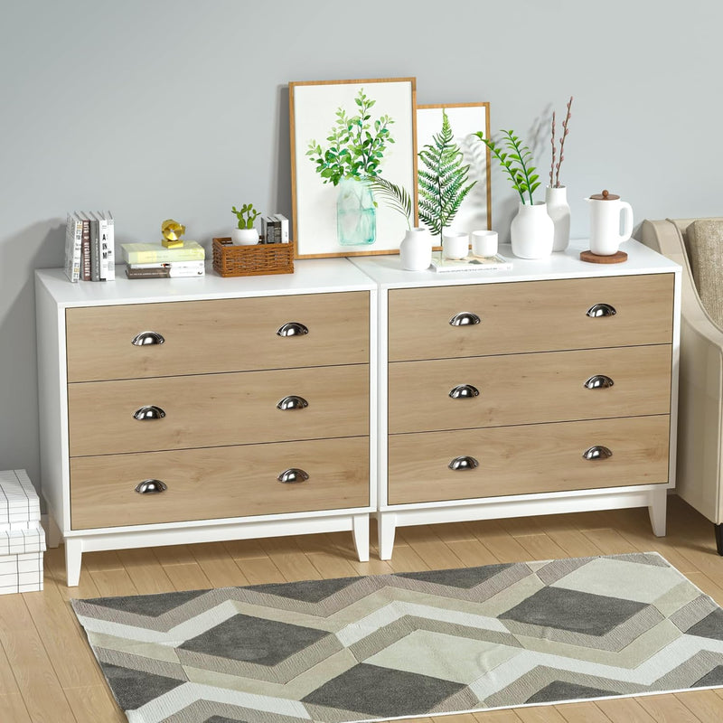 3 Drawer Chest of Drawers Modern Wooden Storage