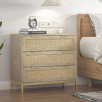 3 Drawer Chest of Drawers Wooden Dresser