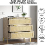3 Drawer Chest of Drawers Wooden Dresser