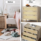3 Drawer Chest of Drawers Wooden Dresser