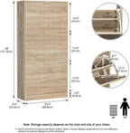3 Drawer Shoe Cabinet Entrance Hidden Storage Organiser