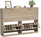 3 Drawer Shoe Cabinet Entrance Hidden Storage Organiser