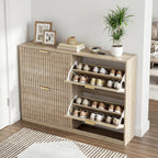 3 Drawer Shoe Cabinet Entrance Hidden Storage Organiser