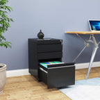3-Drawers Lockable File Cabinet for Letter Legal A4