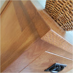 3 Drawers Simple Bedside Table Cabinet Modern Solid