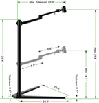 3 in 1 360º Rotating Height Adjustable Laptop