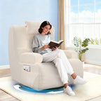 3-In-1 Armchair Swivel Oversize Upholstered High Back Chair