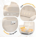 3-In-1 Armchair Swivel Oversize Upholstered High Back Chair