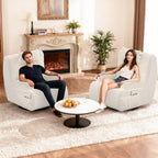 3-In-1 Armchair Swivel Oversize Upholstered High Back Chair