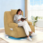 3-In-1 Armchair Swivel Oversize Upholstered High Back Chair