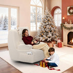 3-In-1 Armchair Swivel Oversize Upholstered High Back Chair