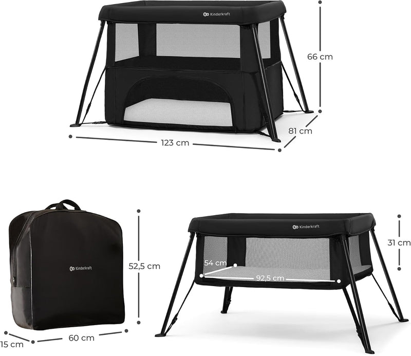 3-In-1 Baby Bed Travel Cot for Babies
