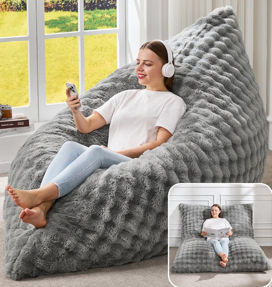 Adult Bean Bag Chair 3 in 1 Convertible