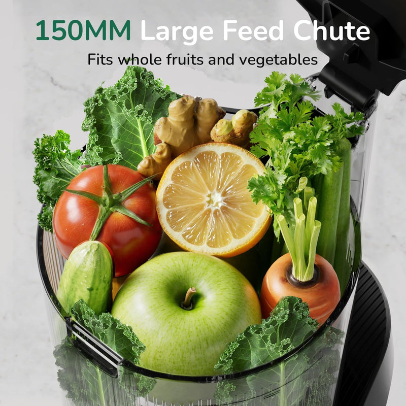 3-In-1 Cold Press Juicer Machines 150MM Feed Chute