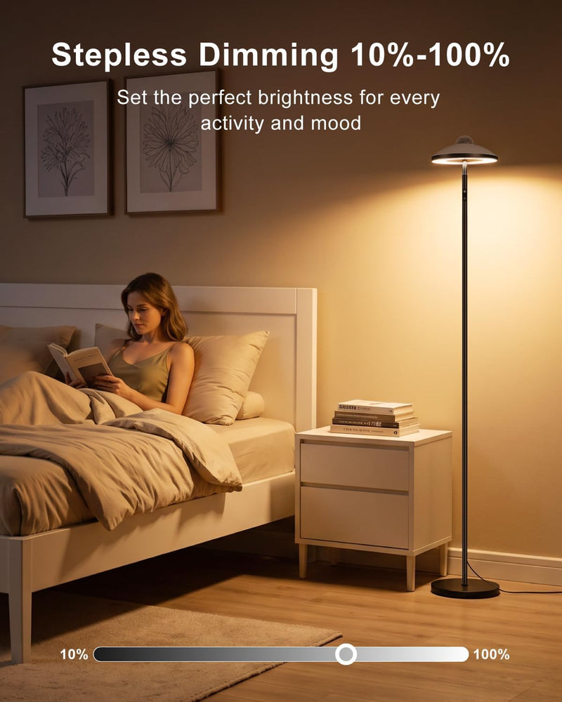 3-In-1 Floor Lamp with Galaxy Star RGB Aurora
