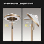 3-In-1 Floor Lamp with Galaxy Star RGB Aurora