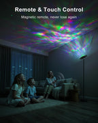 3-In-1 Floor Lamp with Galaxy Star RGB Aurora