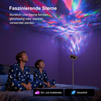3-In-1 Floor Lamp with Galaxy Star RGB Aurora