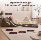 3-In-1 Floor Sofa High‑density Foam Bean Bag Chair