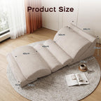 3-In-1 Floor Sofa High‑density Foam Bean Bag Chair