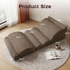 3-In-1 Floor Sofa High‑density Foam Bean Bag Chair