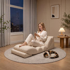 3-In-1 Floor Sofa High‑density Foam Bean Bag Chair