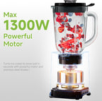 3 in 1 Food Blender 1300W 2 Preset
