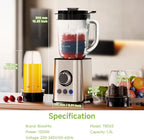 3 in 1 Food Blender 1300W 2 Preset