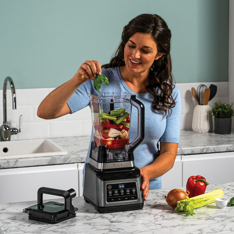 3-In-1 Food Processor Blender with Auto-Iq