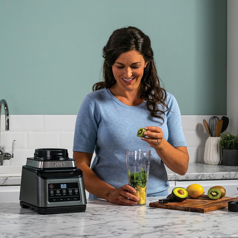 3-In-1 Food Processor Blender with Auto-Iq
