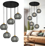 3 in 1 Large Glass Pendant Light Fixtures