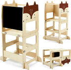 3-In-1 Toddler Kitchen Tower Convertible Learning Step
