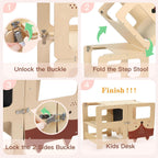 3-In-1 Toddler Kitchen Tower Convertible Learning Step