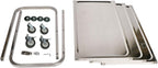 3 Large Stainless Steel Trolley