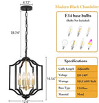 3-Lights Chandeliers Ceiling Lights Industrial Pendant Light E27