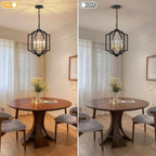 3-Lights Chandeliers Ceiling Lights Industrial Pendant Light E27