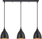 3-Lights Kitchen Island Pendant Light Industrial Farmhouse