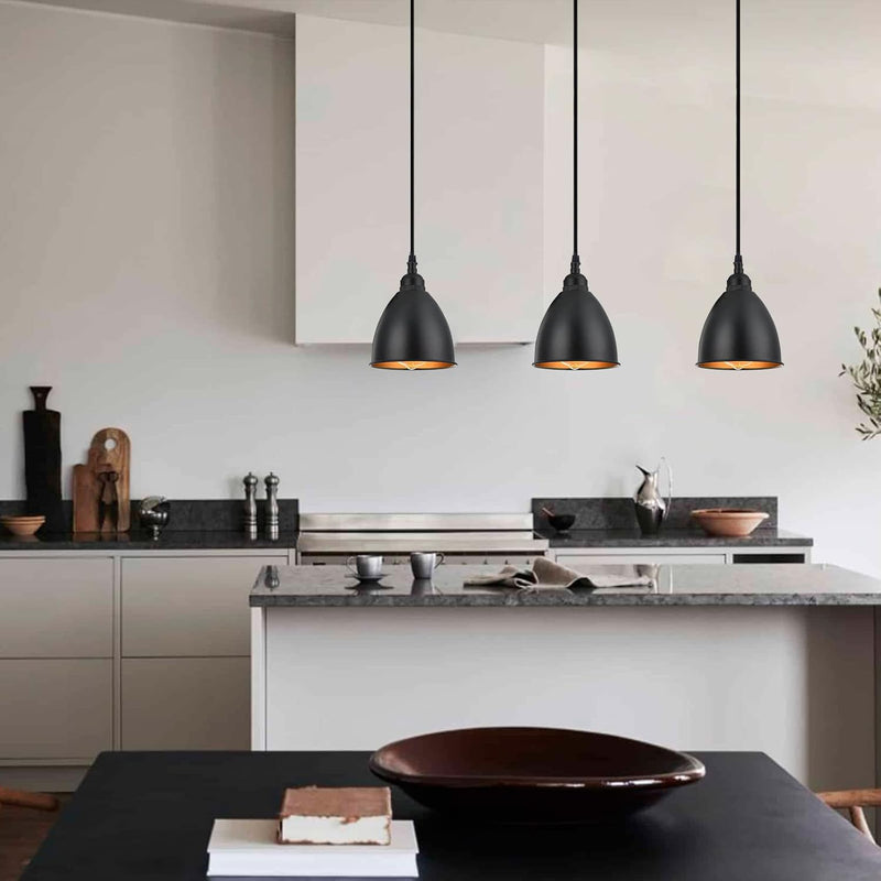 3-Lights Kitchen Island Pendant Light Industrial Farmhouse