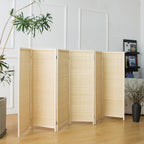 3 Panel Bamboo Room Divider Short Folding Screen