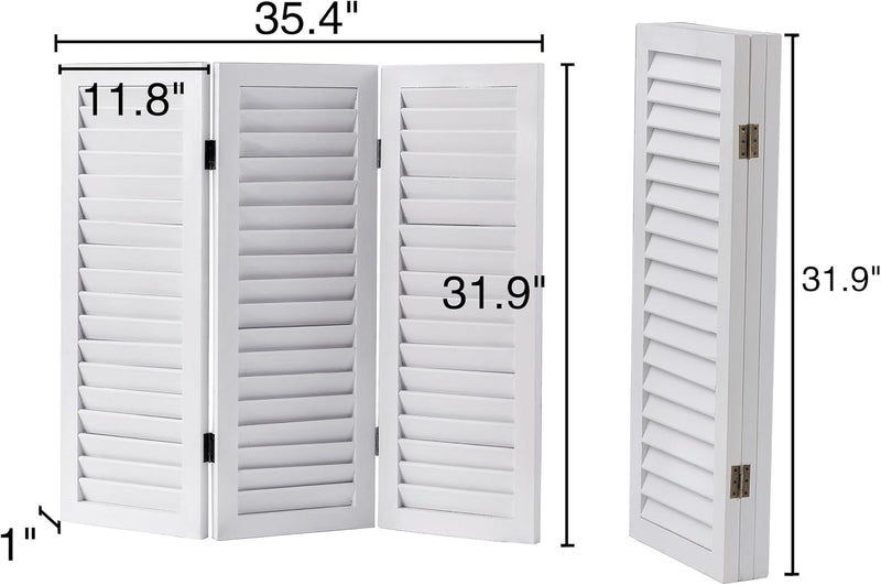 3 Panel Short Folding Room Divider 81CM