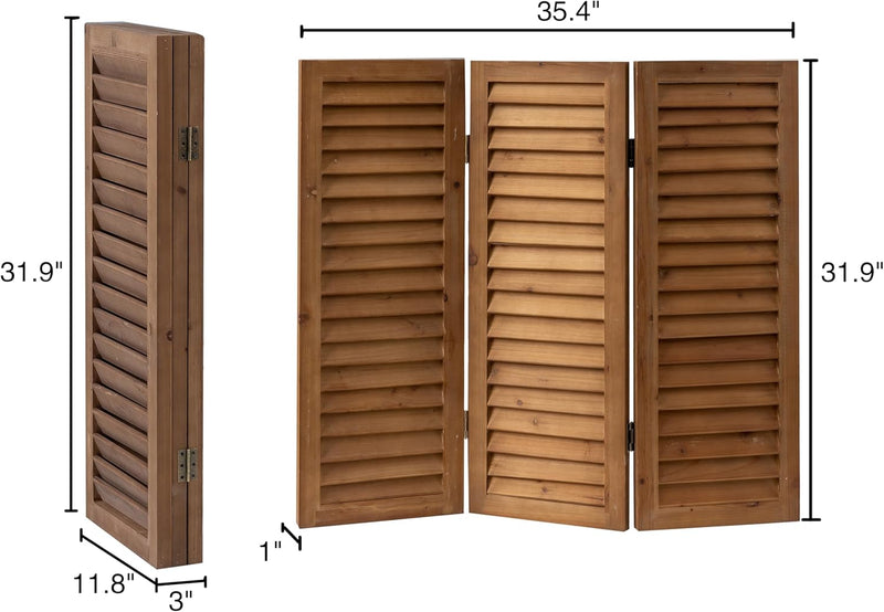 3 Panel Short Folding Room Divider 81CM
