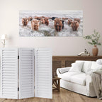 3 Panel Short Folding Room Divider 81CM