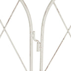 3-Panel Trellis Vintage Garden Screen Metal Lattice Climbing