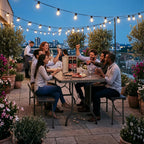3-Piece Folding Garden Furniture Set Beer Benches