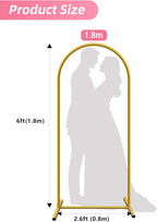 3-Piece Wedding Backdrop Stand Set 2.2m 2m 1.8m