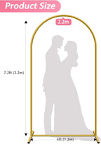 3-Piece Wedding Backdrop Stand Set 2.2m 2m 1.8m