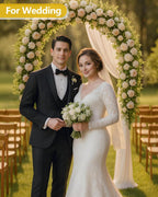 3-Piece Wedding Backdrop Stand Set 2.2m 2m 1.8m