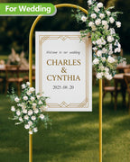 3-Piece Wedding Backdrop Stand Set 2.2m 2m 1.8m
